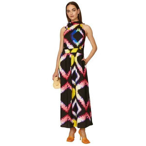 Busayo Collective Rainbow Tie Dye Dress in Multicolor 8 Womens Long Maxi Gown